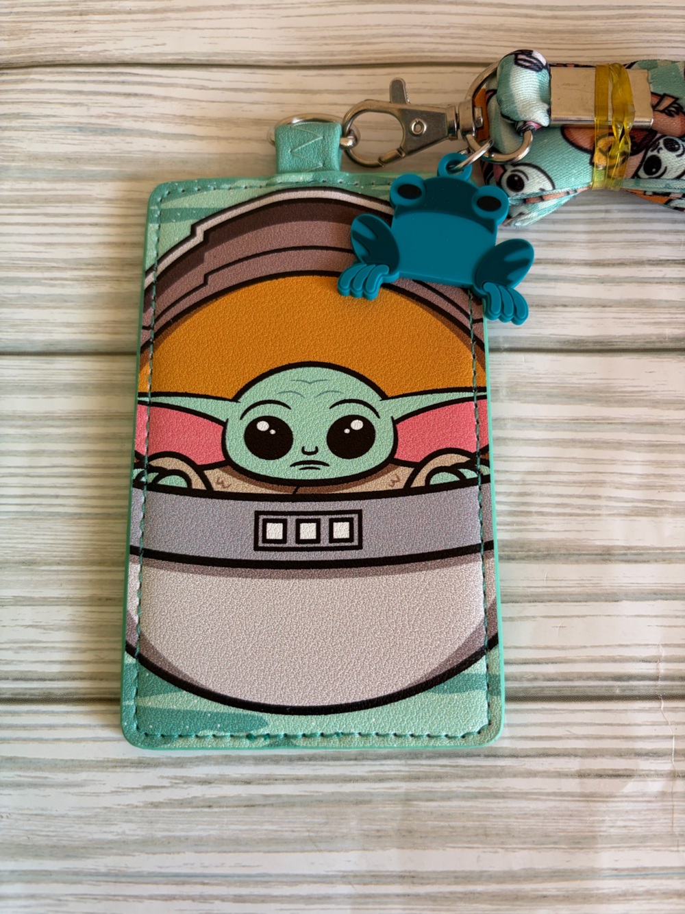 Loungefly Star Wars The Mandalorian-The Child Lanyard w/Cardholder - Picture 3 of 6